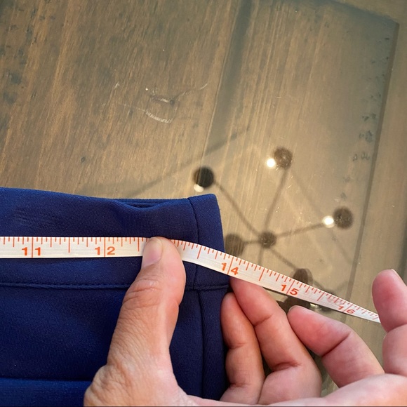 ModCloth Blue Ponte A Line Skirt NWT Blue - Picture 10 of 13